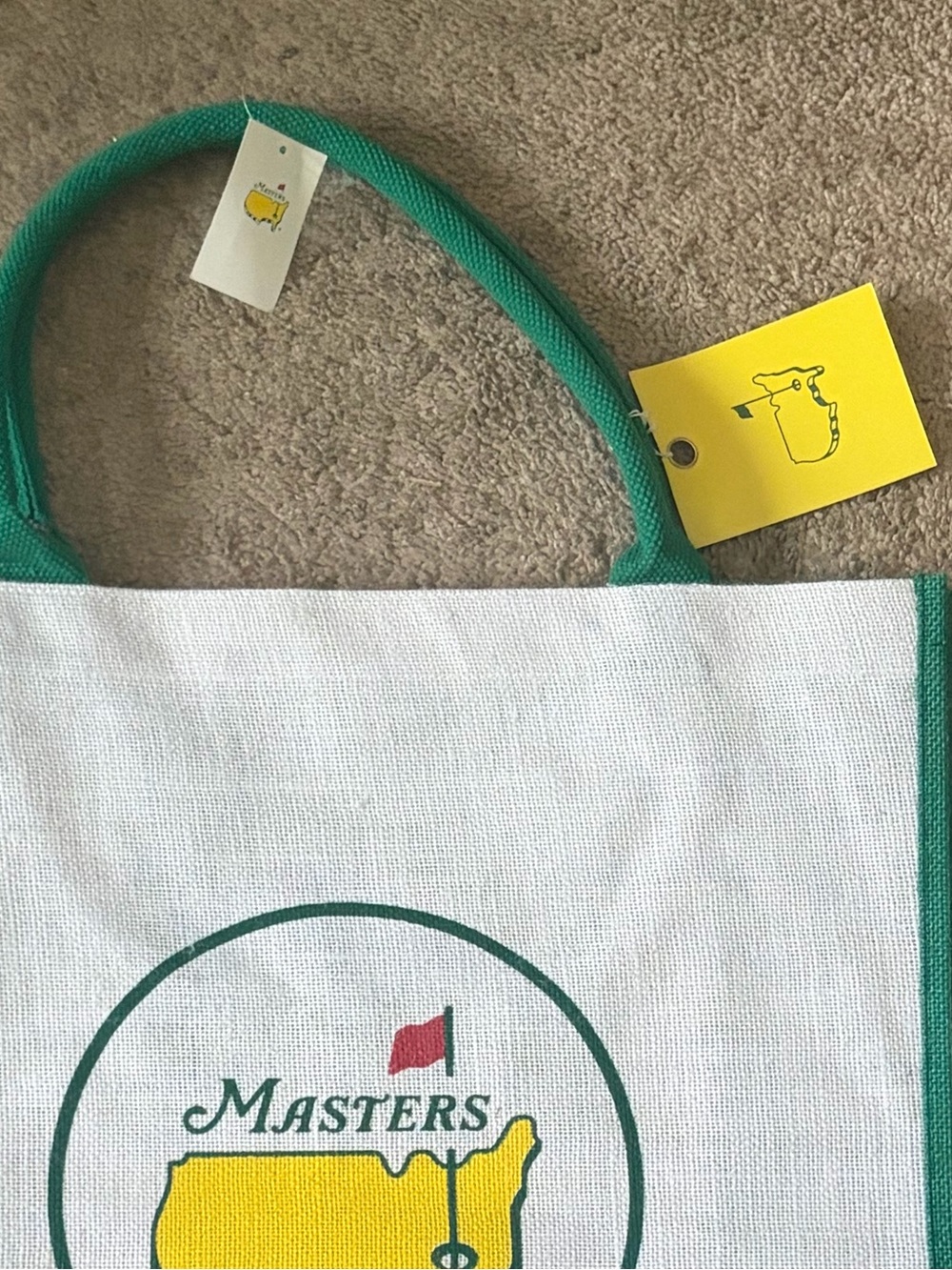 AUGUSTA NATIONALS 2026
JUTE BURLAP Masters TOTE
BAG GOLF - Picture 2 of 8